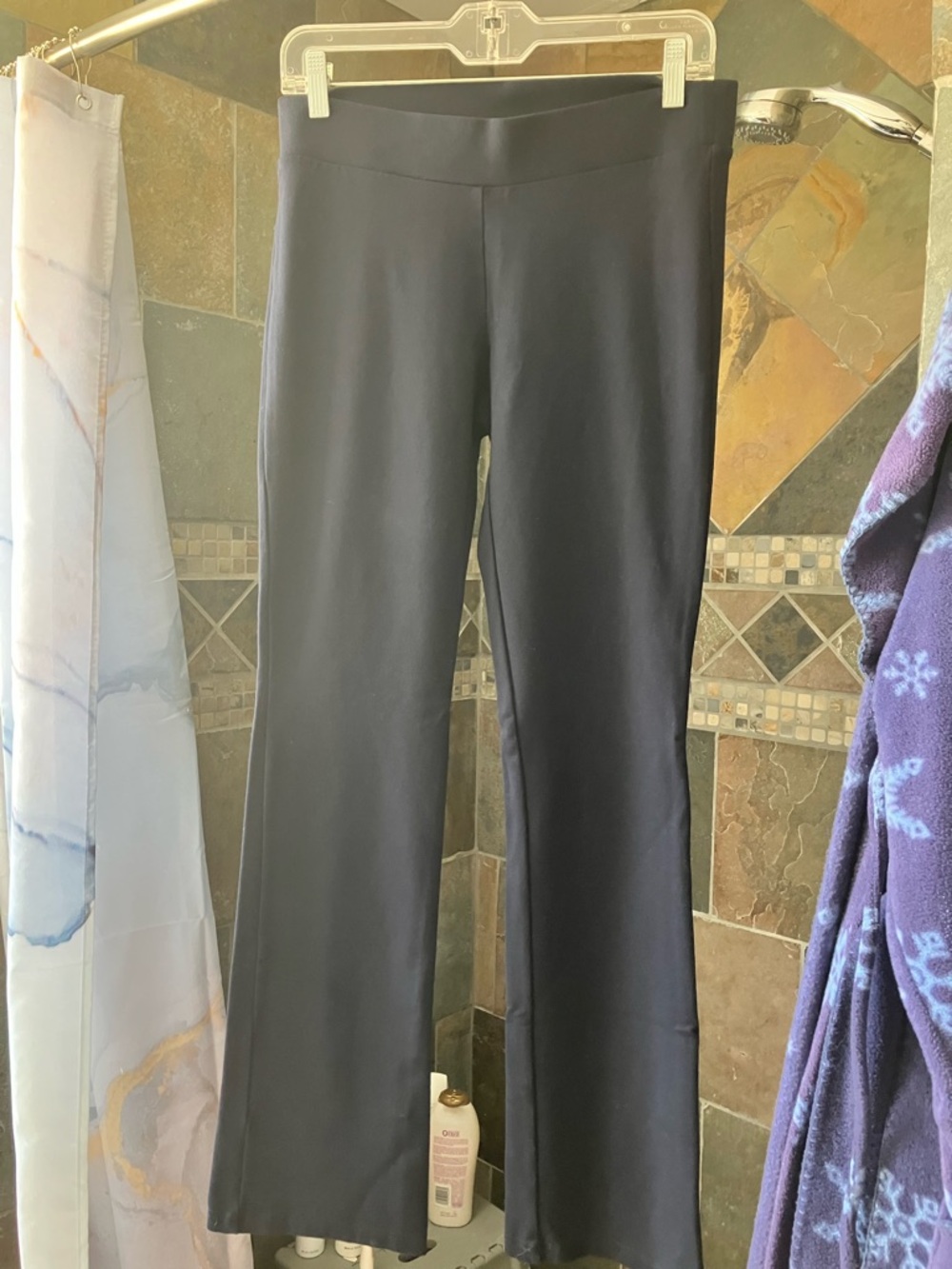 CAbi Black Wide-Leg Pull-On Pants